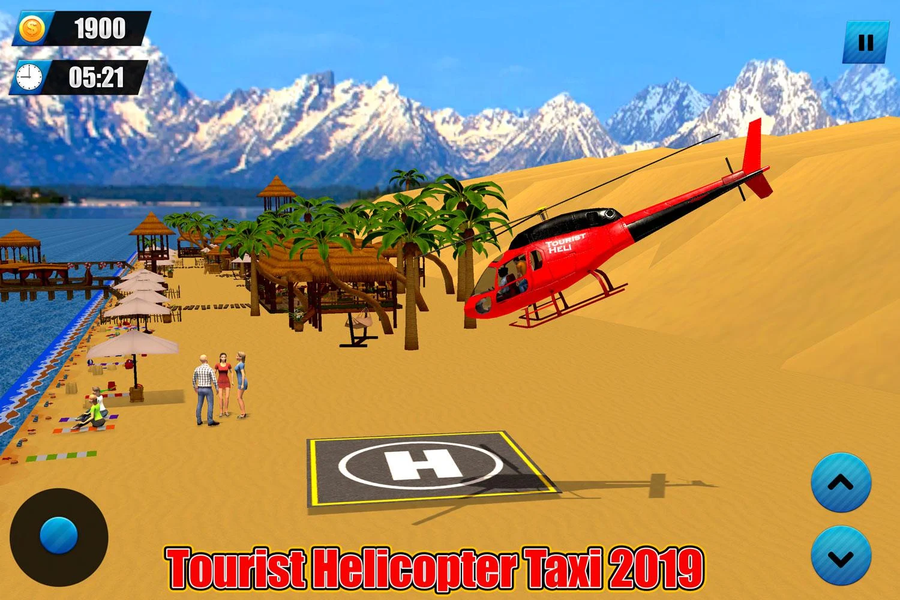 Helicopter Taxi Tourist Transport - عکس بازی موبایلی اندروید