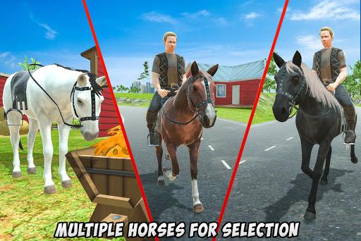 Offroad Horse Taxi Driver Sim - عکس بازی موبایلی اندروید