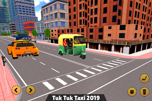 Offroad Tuk Tuk Rickshaw Taxi Sim 2019 - Gameplay image of android game