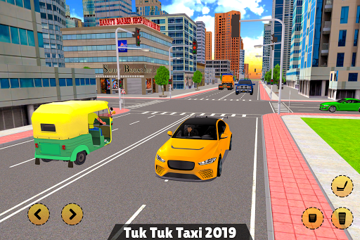 Offroad Tuk Tuk Rickshaw Taxi Sim 2019 - Gameplay image of android game