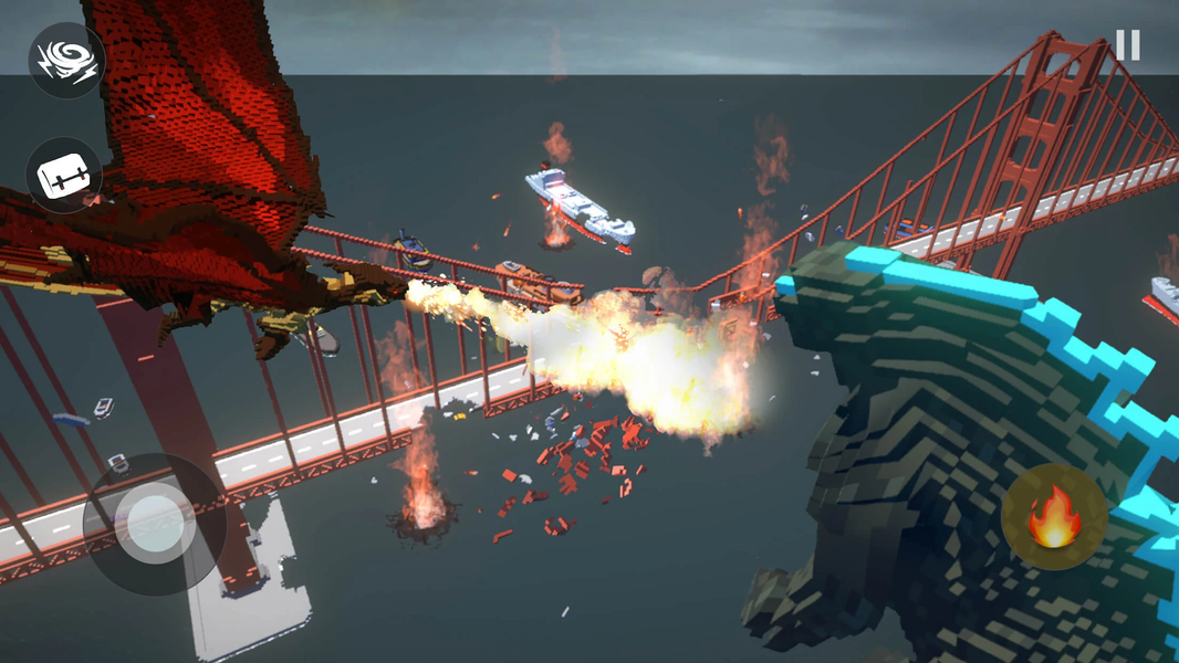 Voxel Smash: City Destruction - عکس بازی موبایلی اندروید