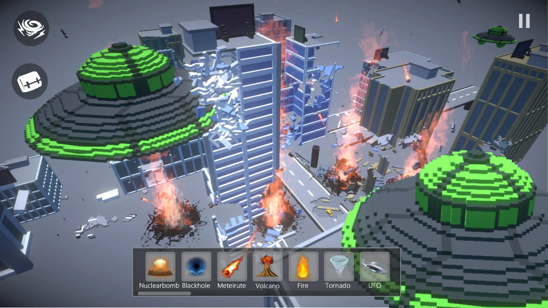 Voxel Smash: City Destruction - عکس بازی موبایلی اندروید