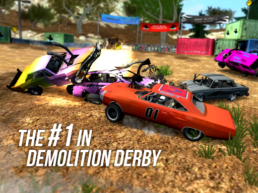 Demolition Derby Multiplayer - Gameplay image of android game