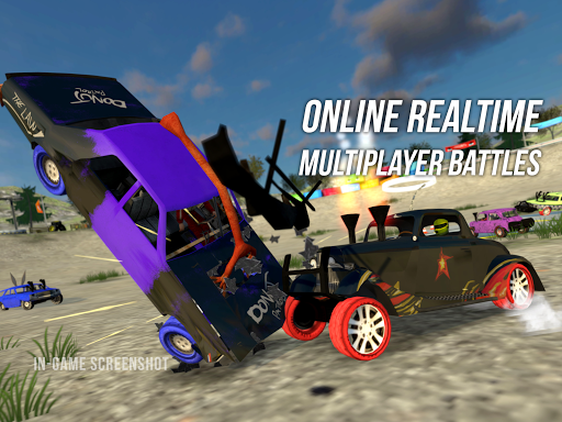 Demolition Derby Multiplayer - Gameplay image of android game