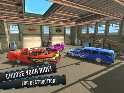Demolition Derby VR Racing - Gameplay image of android game