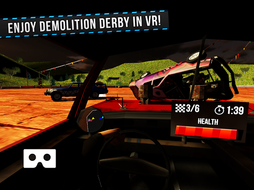 Demolition Derby VR Racing - Gameplay image of android game