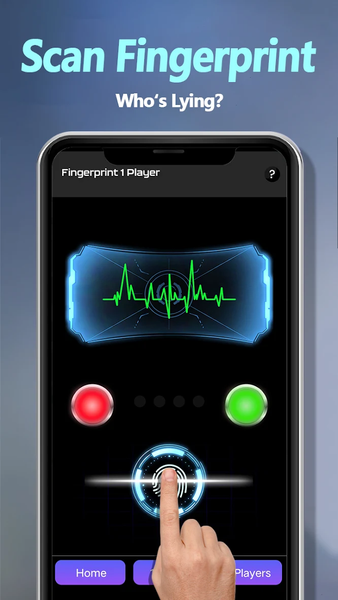 Lie Detector Go - عکس برنامه موبایلی اندروید