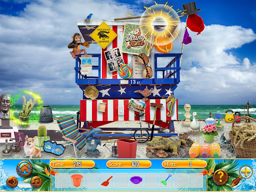 Hidden Objects Florida Travel - Gameplay image of android game