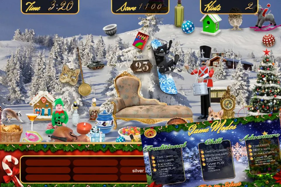 Hidden Objects Merry Christmas - Gameplay image of android game