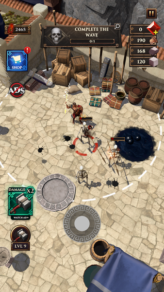 Deus Myth - Gameplay image of android game