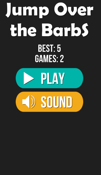 Jump Over Barbs - Gameplay image of android game