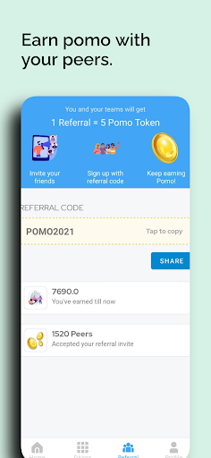 POMO: Bitcoin Cloud Mining App - عکس برنامه موبایلی اندروید