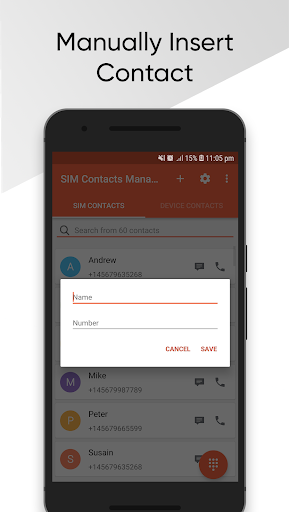 SIM Contacts Manager - عکس برنامه موبایلی اندروید