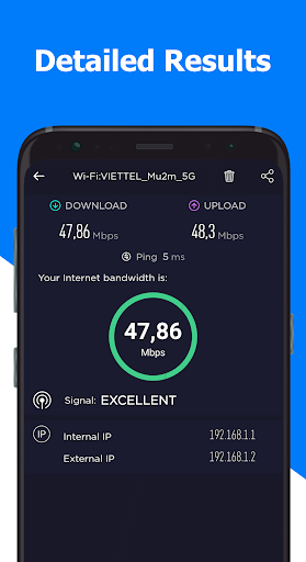 Wifi Speed Test Wifi Analyzer - Image screenshot of android app