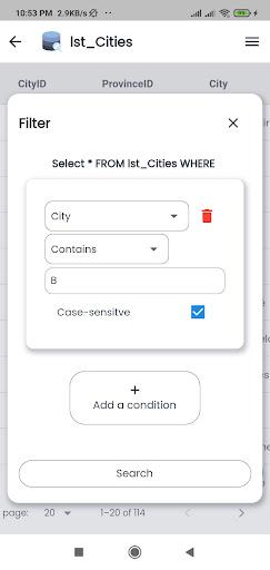 DBViewer - MS Access Viewer - عکس برنامه موبایلی اندروید