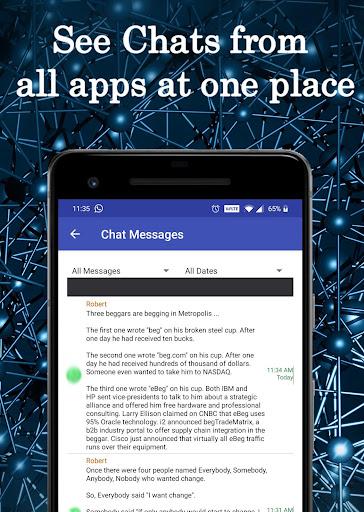 Chats Recovered (Deleted chat) - عکس برنامه موبایلی اندروید