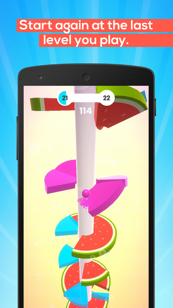 Fruity Heliz Jump Ball Drop - عکس بازی موبایلی اندروید