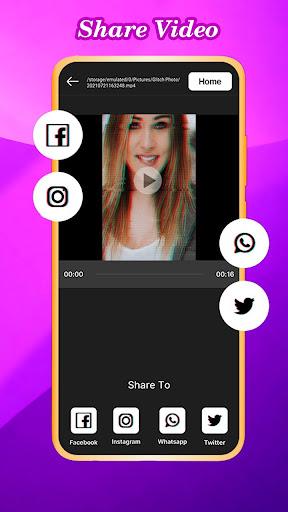 Video Editor - Glitch Video Effects - Image screenshot of android app