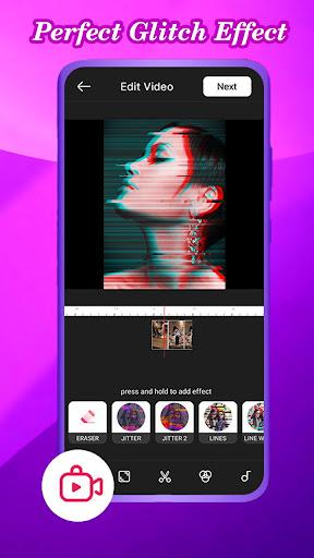 Video Editor - Glitch Video Effects - Image screenshot of android app