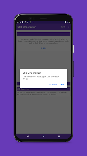 USB OTG checker - عکس برنامه موبایلی اندروید