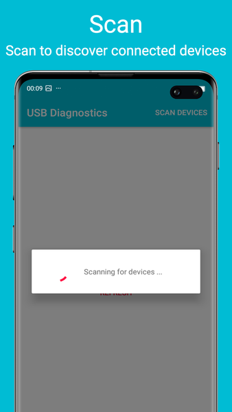 USB diagnostics - Image screenshot of android app