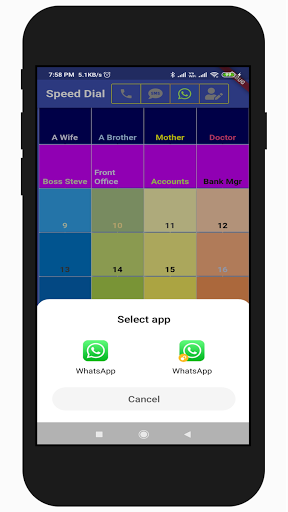 Speed Dial - Image screenshot of android app