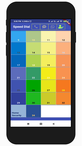 Speed Dial - Image screenshot of android app