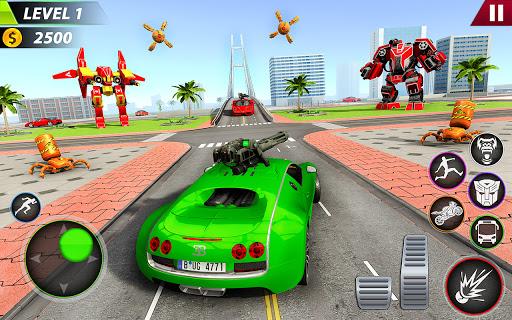 Gorilla Bus Robot : Car Game - Gameplay image of android game