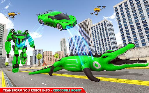 Crocodile Robot Transform Game - عکس بازی موبایلی اندروید