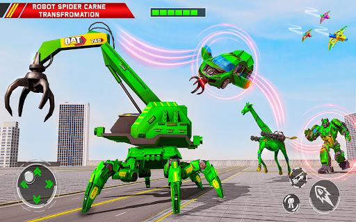 Spider Crane Robot Games 3d - Gameplay image of android game