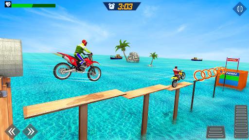 Superhero Bike 3D : Bike Games - Gameplay image of android game
