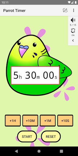 Cute timer app :Parrot Timer - عکس برنامه موبایلی اندروید