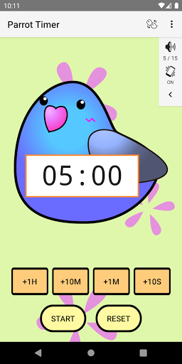 Cute timer app :Parrot Timer - عکس برنامه موبایلی اندروید