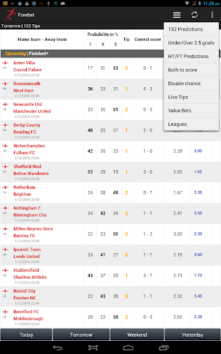 Football Predictions Forebet - Image screenshot of android app