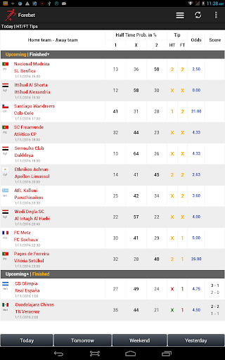 Football Predictions Forebet - Image screenshot of android app