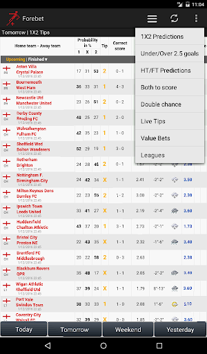Football Predictions Forebet - Image screenshot of android app