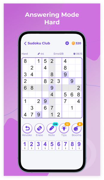 Sudoku Club - Gameplay image of android game