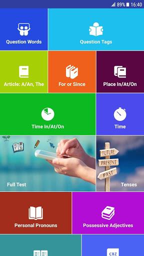 English Grammar And Test - عکس برنامه موبایلی اندروید