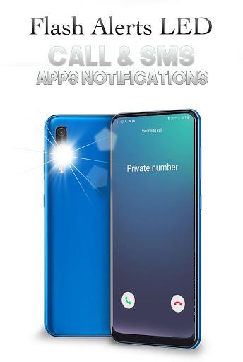 Flash blink on Call, all messages & notifications - Image screenshot of android app