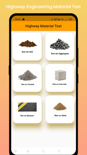 Highway Engineering Material Test - عکس برنامه موبایلی اندروید