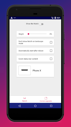 Notches | Notch for Phone X - Image screenshot of android app