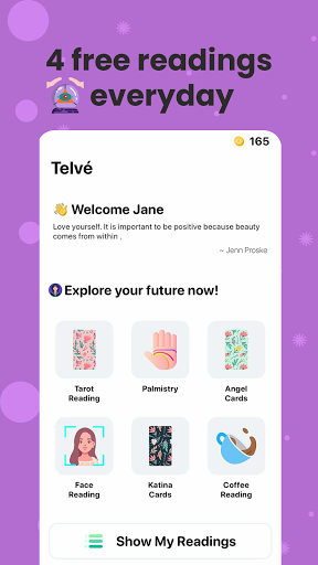 Telvé - Horoscope, Tarot - Image screenshot of android app