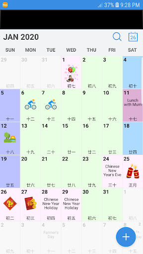South Korea Calendar - عکس برنامه موبایلی اندروید