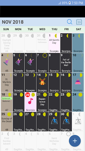 South Korea Calendar - عکس برنامه موبایلی اندروید