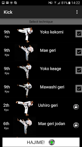PocketPT - Shotokan Karate - Image screenshot of android app