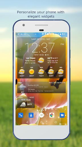 Weather & Clock Widget - Image screenshot of android app