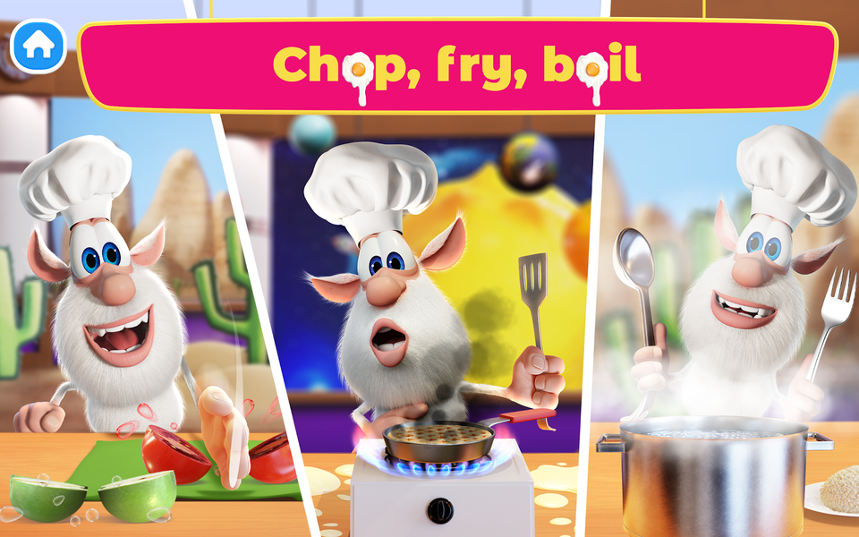 Booba Kitchen: Kids Cooking! - Gameplay image of android game