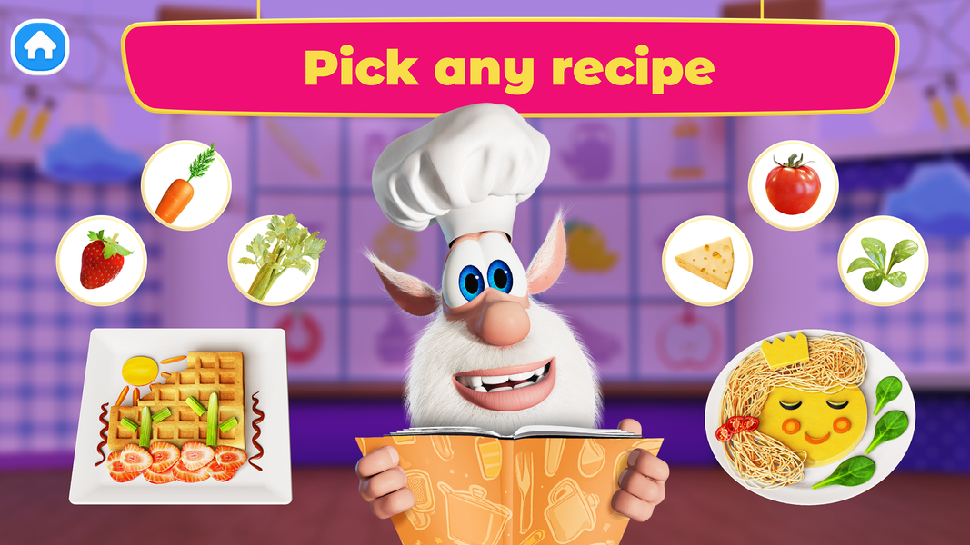 Booba Kitchen: Kids Cooking! - عکس بازی موبایلی اندروید