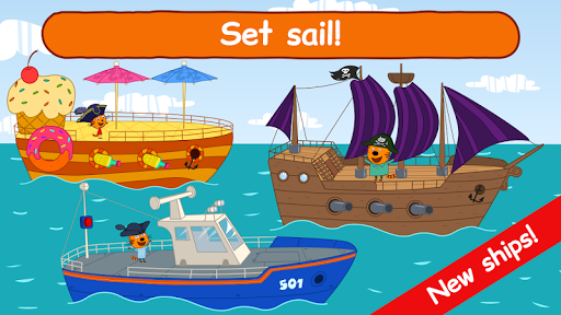 Kid-E-Cats: Sea Adventure Game - Gameplay image of android game