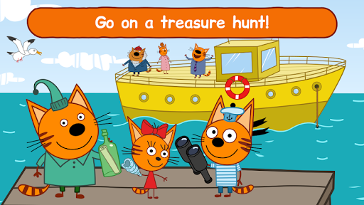Kid-E-Cats: Sea Adventure Game - Gameplay image of android game